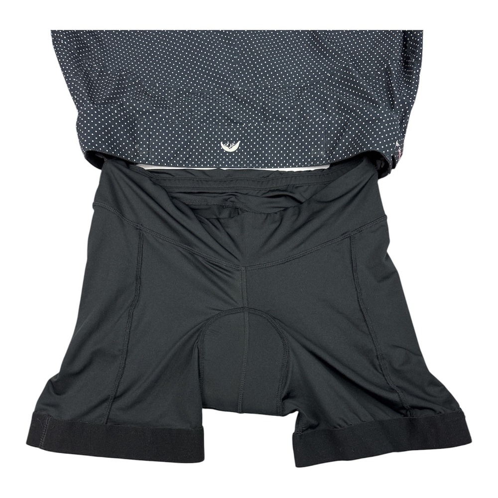 Zoic NEW Pre-Owned Navaeh 7 Cycling Shorts Women's XL Black Polka Dot Padded - Picture 8 of 15